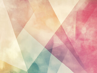 Fototapeta premium Abstrakcyjne kształty geometryczne w pastelowych kolorach, łagodne gradienty, prosta kompozycja, nowoczesny minimalistyczny styl
