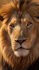 Fototapeta premium a closeup of Lion eyes ,wildlife lions