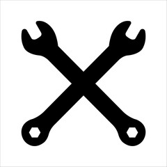 Wrench icon vector. repair icon vector. tools icon vector.