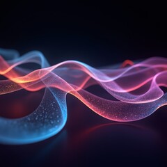 Obraz premium Waves of Light: A Symphony of Colors