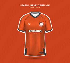 Soccer jersey mockup football t shirt for sublimation © Moods