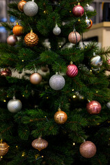 Kugeln am Weihnachtsbaum