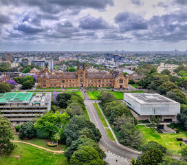 University of Sydney amazing  aerial panorama