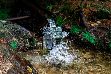 Hiking to Saustein and Proeller Summits in the Bavarian Forests Germany.