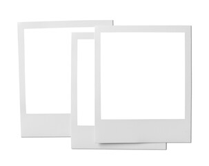 Vintage Polaroid, instant photo frame isolated in transparent PNG, polaroid frame - isolated design...