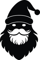 Fototapeta premium Santa Face Vector