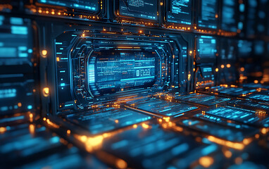 Illustration of Document Management System with Binary Data