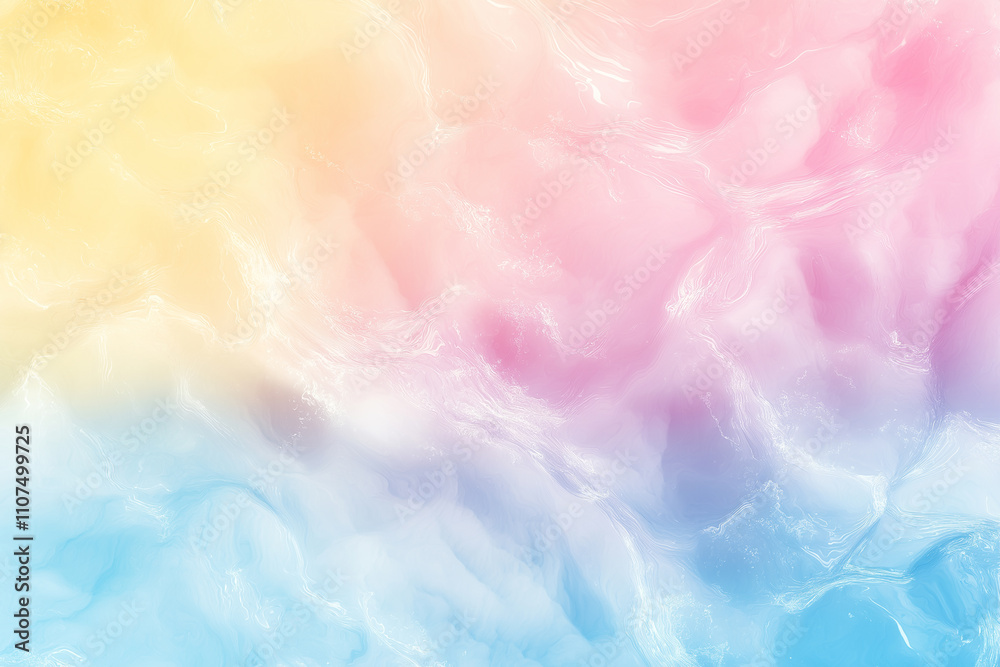Wall mural a soft pastel gradient background with gentle shades of pink, blue, and yellow. the gradient should 