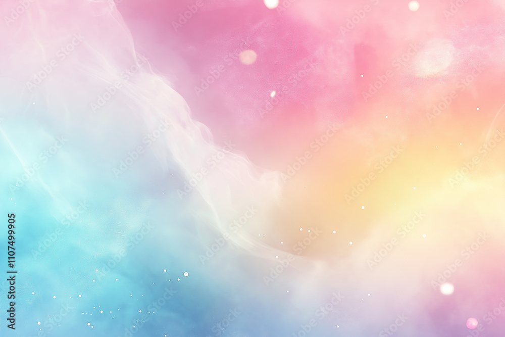 Wall mural a soft pastel gradient background with gentle shades of pink, blue, and yellow. the gradient should 