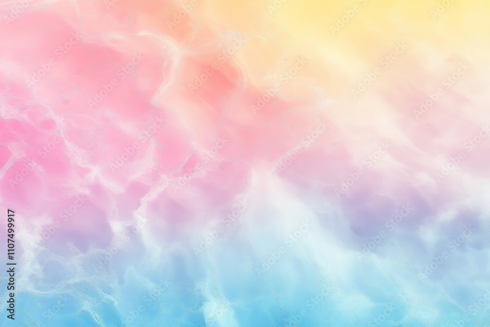 Wall mural a soft pastel gradient background with gentle shades of pink, blue, and yellow. the gradient should 
