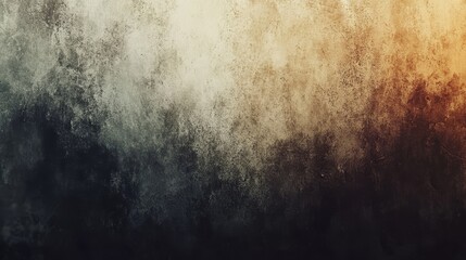 Obraz premium Abstract black gray orange gradient, moody textured background, grunge faded colors, artistic grunge design