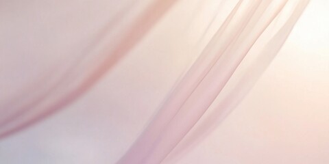 Fototapeta premium Swaying curtain Hazy pastel sky Slow-motion video of 