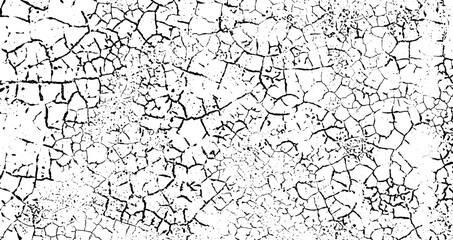 Fototapeta premium a black and white drawing of cracked walls, vintage grunge texture, a black and white drawing of a cracked land, grunge texture of old paint wall, vintage cracked background, 