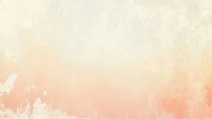 Fototapeta premium Vintage Beige Orange Gradient Texture, Abstract Art, Soft Color Background, Retro Style, Faded Paint Effect
