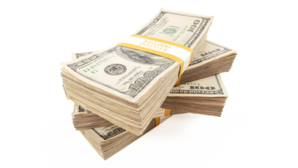 stack of dollars