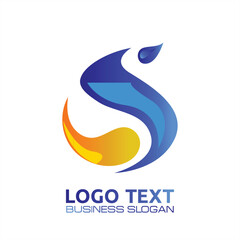 S  lettering logo is simple, easy to understand and authoritative