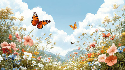 A captivating blend of doodle-style vector art inspired by technology and nature, featuring intricate hand-drawn circuits, futuristic gadgets, digital connections, and organic patterns like leaves, fl