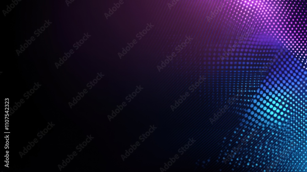Aufkleber Abstract digital background with gradient colors and dotted patterns for design use.
