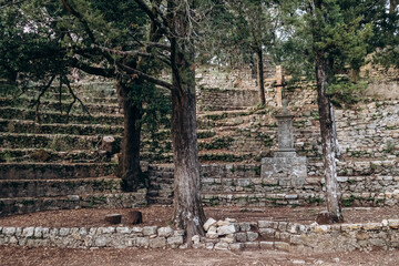 Surroundings of the Saint-Andre chapel in Orris de la Roquebrussanne