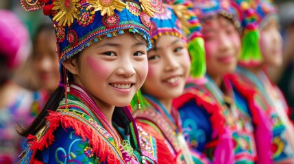 Colorful Hmong Traditional New Year Celebration
