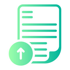 upload gradient icon