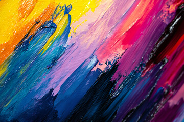 Fototapeta premium Colorful abstract doodle patterns on textured background