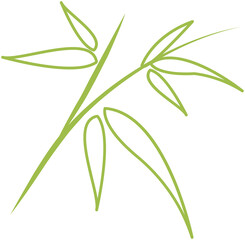Obraz premium Bamboo icon 