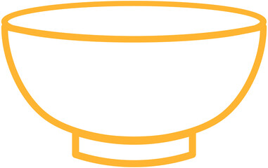Bowl  Outline  icon