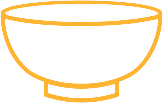 recommend clip art: Bowl  Outline  icon