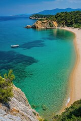 Fototapeta premium Boat on Beach