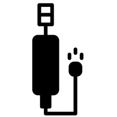 Air Cycling Pump Glyph icon