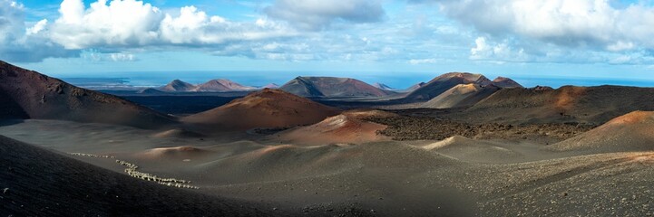 Timanfaya National Park's volcanic landscape