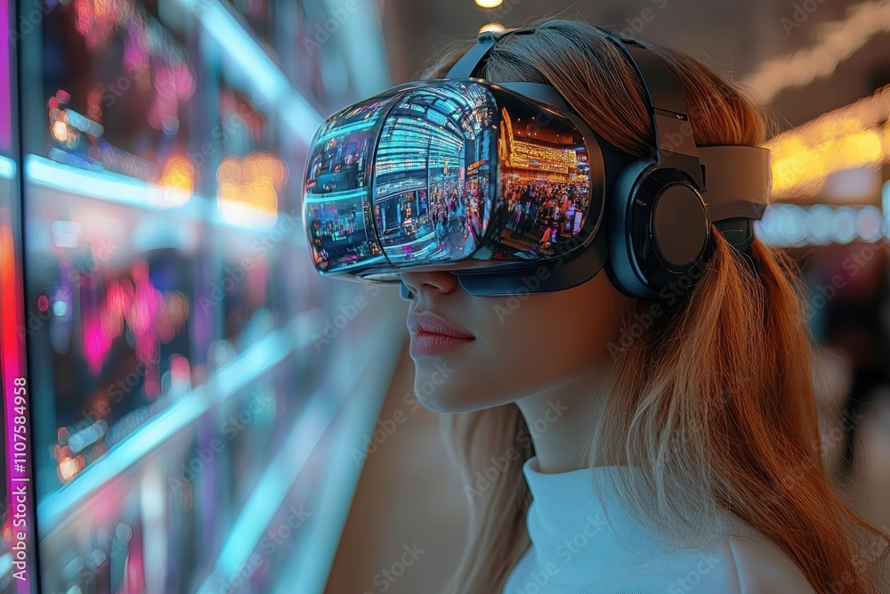 Poster Augmented reality transforming retail spaces into interactive experiences,