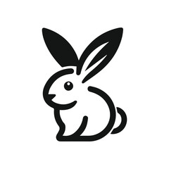 Fototapeta premium Bunny icon rabbit icon