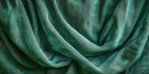 Green fabric texture