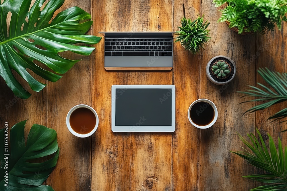 Poster remote work communication strategies using digital platforms,