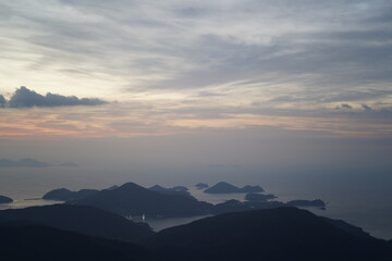 남해 금산 한려해상 일출