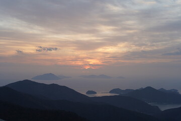 남해 금산 한려해상 일출