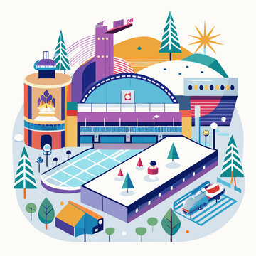 illustration of a city