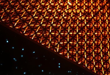 Luminous Lattice Intricate glowing latticework reminiscent of cr