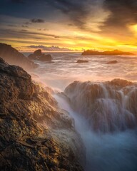 Obraz premium the beauty of the beach in the afternoon