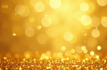 Obraz premium Abstract gold glitter background, full frame.