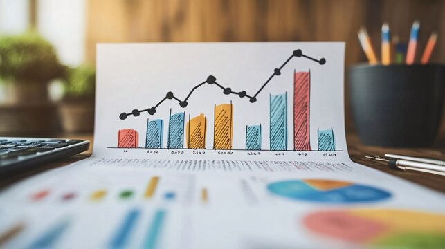 Concept of business plan success with emphasis on implementation strategies, goal achievement, and performance tracking