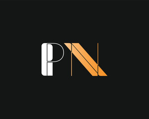 creative letter PN logo design for company