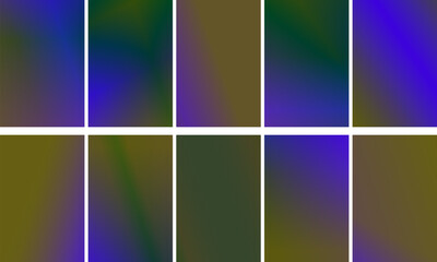 Fototapeta premium Blue - purple modern gradient color background. Dreamy aura transparent background, ethereal rainbow prism, light effect.