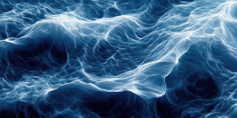 Obraz premium Ocean surface close-up