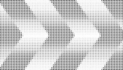 Black and white seamless pattern with sharp arrows shape. For sporty background and jersey design. Vector Format Illustration 