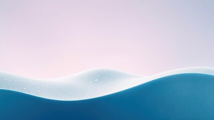 Abstract background design of snow wave with gradient effect, backdrop