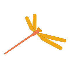 シンプルなトンボのイメージイラスト © KABUTO