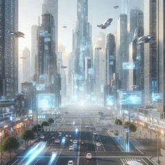 white futuristic background
